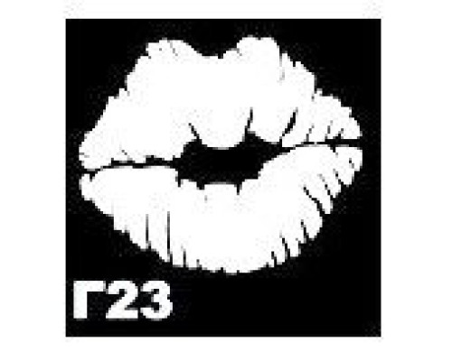 ТРАФАРЕТ ДЛЯ ВРЕМЕННЫХ ТАТУ РАЗМЕР 5*5СМ(Г23)