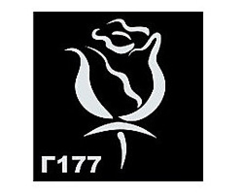 ТРАФАРЕТ ДЛЯ ВРЕМЕННЫХ ТАТУ РАЗМЕР 5*5СМ(Г177)