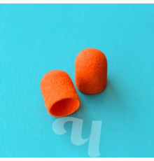 Песочный колпачок оранжевый (тканевая основа) 10 мм (120 грит) 10шт/уп