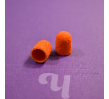 Песочный колпачок оранжевый (тканевая основа) 10 мм (80 грит) 10шт/уп
