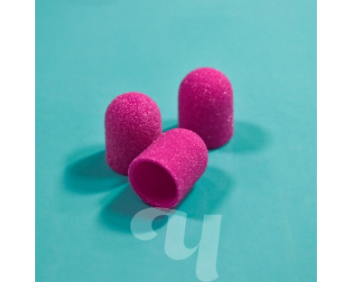 Песочный колпачок фиолетовый (пластиковая основа) 13 мм (80 грит) 10шт/уп
