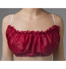 Топик с открытой спиной Бордовый 10шт