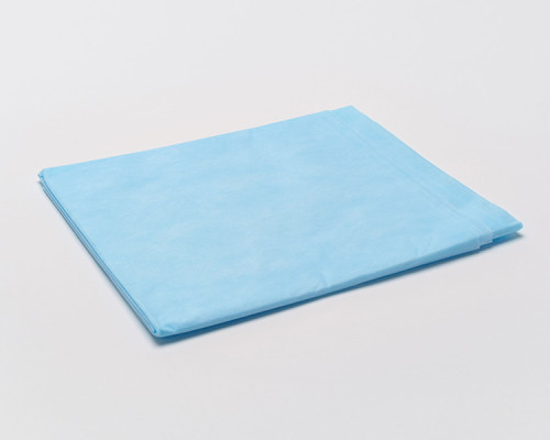 Простыня SMS стандарт Голубая 70х80 см 100 шт/упк (пластом) для УЗИ и педиатрии