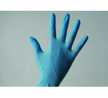 Перчатки нитриловые XL 100шт Голубой