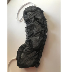 Топик с открытой спиной Спанбонд Черный 10 шт/упк