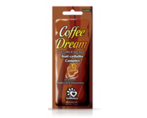Крем для загара в солярии SolBianca-Coffee Dream с маслом кофе, маслом Ши и бронзаторами, 15 мл