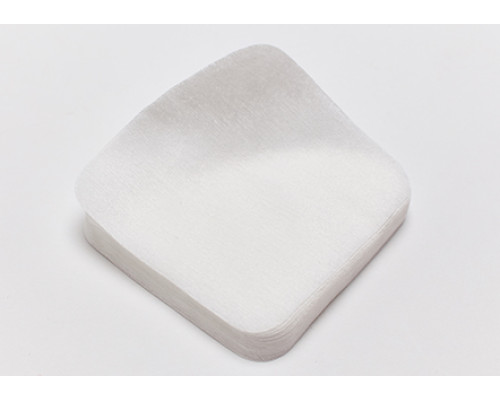 Салфетка из спанлейса 10х10 см Стандарт, белые, плотность 40 г/м, 100 шт/упк